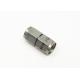 Nickel Plated 2.4mm Male to Male Straight Millimeter Wave Stainless Steel RF Adapter