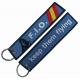 Bag Luggage Aviation Embroidered Keychain Durable Merrowed Borders Durable  Logo