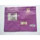 Ziplock Flat Laminated Plastic Zippered Storage Bags With Custom Printing / Tear