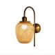 Nodic Woven Bamboo Rattan Wall Lights For Bedroom Living Room Decoration