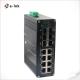 Industrial L2+ 8-Port 10/100/1000T 802.3at PoE + 4-Port 1G SFP + 2-Port 10G SFP+ Managed Ethernet Switch