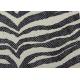 Black And White Striped Plain Weave Fabric / Recycled Cotton Fabric Save Cost