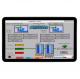 15.6'' Industrial Touch Screen Monitors Capacitance Control Android