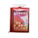Red 33.5*26cm Waterproof Smartphone Pouch Sealed Transparent PU