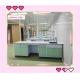 Cold-rolled Steel Frame Chemistry Lab Furnitures with Glass Shelf