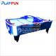 Indoor coin operated arcade game machine Blue curved hockey table ticket game machine