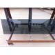 Coated Reflective Float Glass Flat Shape Black Reflective Glass For Furniture / Wall