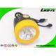 110LUM 300mA LED Mining Helmet Lamp USB Charging Underground 1.1W