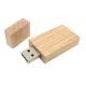 Free engrave logo wooden usb flash drive with gift box packing