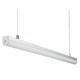 Suspension Mounted Aluminum LED Profile Anodized Aluminum Extrusion Profiles for Ceiling Lighting