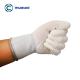 High Density White Polyester Cleanroom Gloves Carbon Fiber ESD Gloves Industrial Good Quality