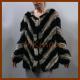 knitted Rabbit fur coat  -MKL105#