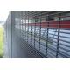 Steel 7ft High Anti Climb Fencing With 76x12.7mm Mesh For Commercial