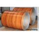 0.40 MM Thickness PPGL Steel Coil Wood Grain Color With High Acid / Alkali Resistance