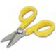 Light Weight Yellow Fiber Optic Kevlar Cutter With High Carbon Alloy Steel Blades