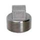 NPT thread pipe fitting hot dip galvanized malleable iron asni pipe plugs forged fittings hex/round plug 316L