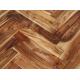 natural herringbone acacia hardwood flooring
