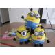 3pcs/set 3D Minions Jorge Plush Toy Stuffed Plush Birthday Gift for Child Christmas Gift