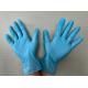 Size small large dipsosable powder free blue nitrile gloves for food processing and handling