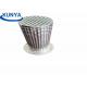 Ss304 Ss316 Punching Hole Sintered Metal Filter Elements For Wanter Oils