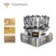 Compact PLC/MCU 10 Head Multihead Weigher Cereal,cereal and corn flex Pasta,Candy,Seed,Nut,Biscuit Packing Machine