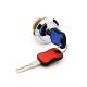 Red And Blue Iron Housing Key Cylinder Lock Plastic Material Key Handle