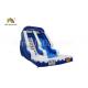 Custom White 6 * 4m Big Inflatable Water Pool Slide For Commercial