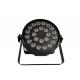 Black Pro Stage Lighting RGBW LED Par Can Sound Activated Auto Play DMX Control