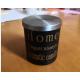 Decorative & printed aroma candle  with metal lid and loaded by scented soy wax of Oud