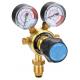 Light Duty Compressed Gas Pressure Regulator , CO2 Argon Gas Regulator With Flow