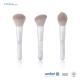 ISO9001 Aluminum Ferrules 3pcs Synthetic Hair Makeup Brush