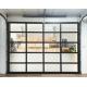 High Safety Aluminum Sectional Door With Insulation Automatic Glass Garage Door