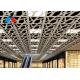 Moistureproof Clip In Perforated Aluminum Ceiling Tiles With Geometric Pattern