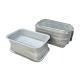 Aluminum Foil Airline Food Packing Container With Foil Lids Environmentally Conscious