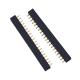 Gold Flash PA6T 1U Female Pin Header Connector PCB 2.0mm Pitch