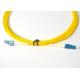 Low Insertion Loss Value LC Optical Fiber Patch Cord With EUROPE ROHS Request