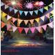 Event Party Supplies Birthday Wedding Christmas Decoration Multi-Color Fabric Bunting Penn
