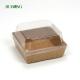 Oilproof Corrugated Biodegradable Paper Container 135mm Length For Donuts