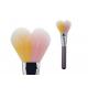 OEM Heart Shaped Brushes For Makeup / Kabuki Blush Brush 40mm Length