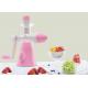 Flavored Fruit Hand Ice Cream Maker Crank , Non Electric Juice Machine