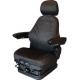 Wind Proof Black Shock Absorbing Car Seat With Breathable Leather Fabric