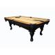 9FT Pool Game Table Wooden Billiard Table With Lamp / Claw Leg / Ping Pong Table Top