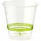 PLA Bio Compostable Clear Cups With Lids 16 Oz Drinking Milk Tea Cup