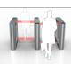 Pedestrian Access Control Turnstile Gate With Card Reader Stainless Steel