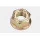 HEX STEEL INSERT LOCK NUTS WITH FLANGE