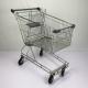 Australian Style 150L Supermarket Shopping Trolley Metal Gray Chain Store Shopping Cart CE