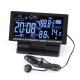 Digital Car Thermometer Hygrometer 12V DC LCD Screen Hygrothermograph Weather Forecast