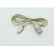 Endurable Cell Phone Accessories Android Data Cable / Fast Charging Usb Cable With Sync Aluminum