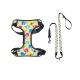 Quick Snap Design Reflective Puppy Harness Soft Dog Harnesses With Leashes Set