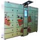 Automatic Cooling Vending Locker Cabinets Refrigerated Cupcake Fruits 24 Hours With Remote